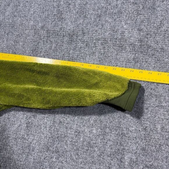 Mountain Hardwear Jacket Womens Medium Green Fleece Monkey Man Deep Pile - Picture 7 of 9